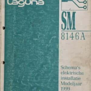 Gebruikt boek elektrische schema SM8146A Renault Laguna I.