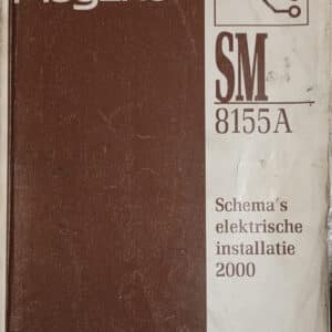 Gebruikt boek elektrische schema SM8155A Renault Megane I.