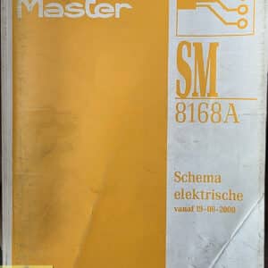 Gebruikt boek elektrische schema SM8168A Renault Master II.
