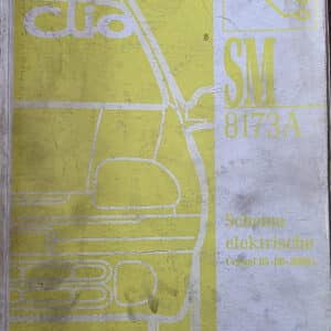 Gebruikt boek elektrische schema SM8173A Renault Clio II.
