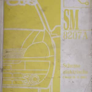 Gebruikt boek elektrische schema SM8207A Renault Clio II.
