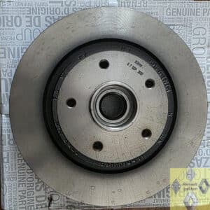 Remschijf massief 274 mm 5 gaats achterzijde met ABS Renault Laguna II of Scenic II.