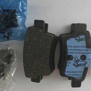 Remblokken Bosch 16,5 mm achterzijde Citroën C4 Picasso.