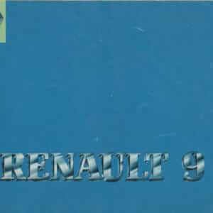 Gebruikt instructieboekje 1985 Renault 9.