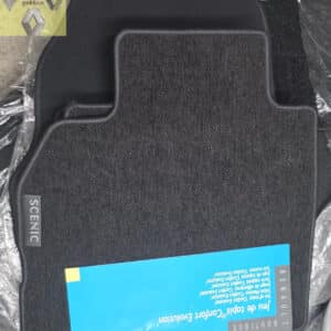 Mattenset tapijt zwart/grijs Renault Scenic II.