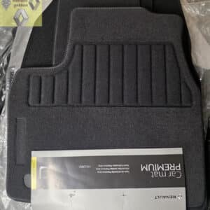 Mattenset tapijt zwart/grijs Renault Megane E-tech.