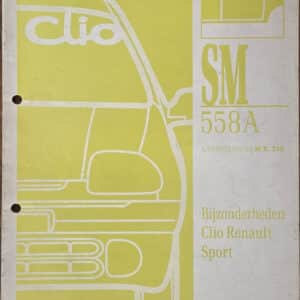 Gebruikt boek bijzonderheden Clio Renault Sport SM588A Renault Clio II.