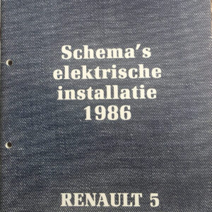 Gebruikt boek elektrische installatie SM8019 Renault Express of Super 5.