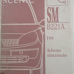 Gebruikt schema elektrische SM8221A Renault Scenic II.